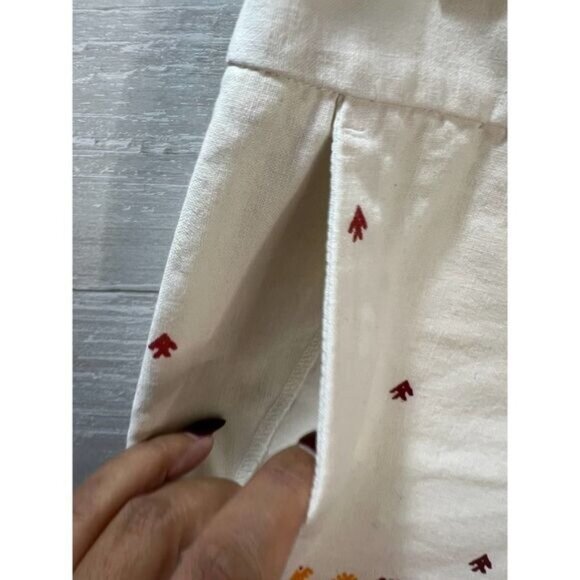 Loft‎ Ann Taylor Linen Blend Riviera Shorts Bohemian Aztec Print Size 0 - Picture 4 of 8